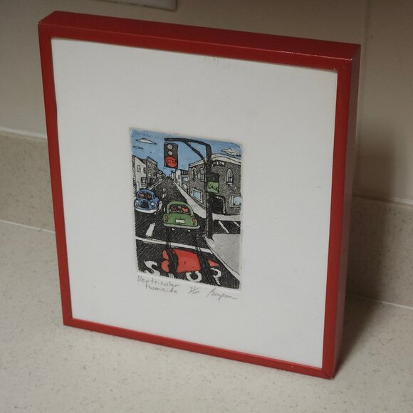 Bill Bryson Limited Art Prints - Signed & Numbered - Cardiac Arrest Heart Burn - Picture 10 of 12